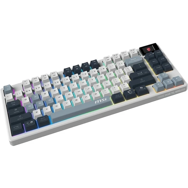 MSI FORGE GK600 TKL Sky bezdrátová herní klávesnice CZ/SK - Klávesnice - Obrázek IIUF000K01