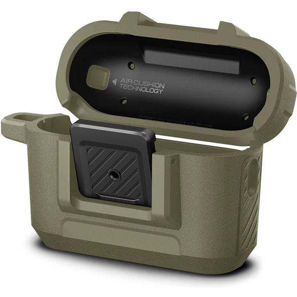 Spigen Lock Fit odolné pouzdro Apple AirPods Pro 2 gen. vintage khaki - Pouzdra - Obrázek IKK0000N01