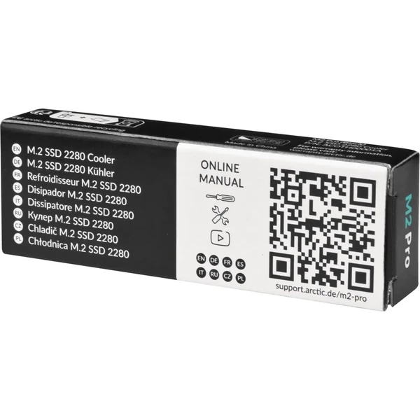 ARCTIC M2 Pro heatsing set pro M.2 2280 černý - Chladiče - Obrázek IL0M000K01