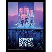 Rámovaný obraz Pyramid International K-Pop Demon Hunters - Key Art - Dekorace