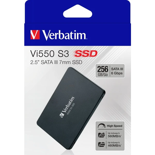 VERBATIM SSD Vi550 S3 256 GB SATA III, 2.5”  - SSD disky - Obrázek ILI1000601