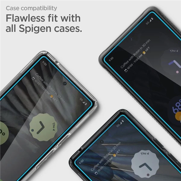 Spigen Glass AlignMaster 2 Pack tvrzené sklo pro Google Pixel 7a čiré - Ochranné folie a skla - Obrázek IMV1000701