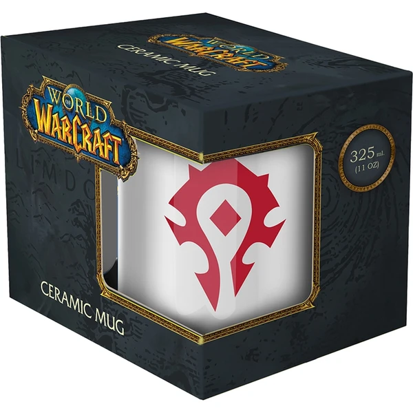 Keramický hrnek World of Warcraft Horda - bílý 330 ml (dárkové balení) - Hrnky - Obrázek INGG000K01