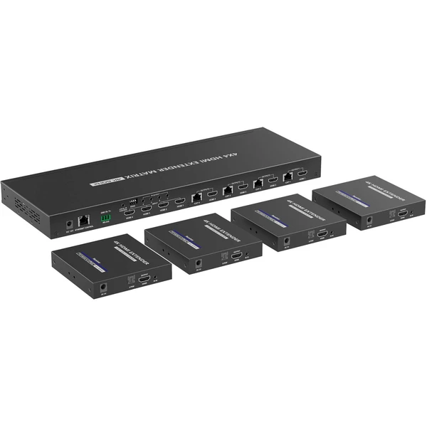 PremiumCord HDMI2.0 Matrix Extender Switch 4:4 - Ostatní - Obrázek INPF000K01