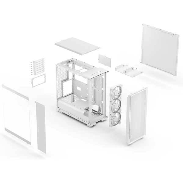 Fractal Design Epoch White TG RGB Clear tint - Počítačové skříně - Obrázek IPCF000K01