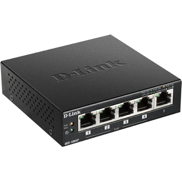 D-Link DES-1005P B1 PoE Switch - Switche - Obrázek IPCZ000501