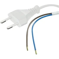 PremiumCord Flexo napájecí kabel s vidlicí 230V 3m bílý - Kabely a redukce