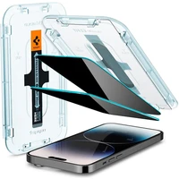 Spigen Glass EZ Fit Privacy 2 Pack ochranné sklo iPhone 14 Pro - Ochranné folie a skla