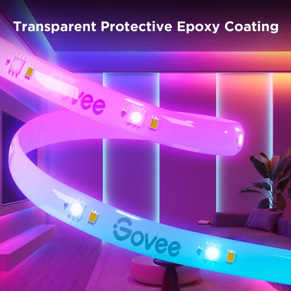 Govee WiFi RGBICW Smart PRO LED pásek 10m Matter - extra odolný - LED pásky - Obrázek IQKK000K01