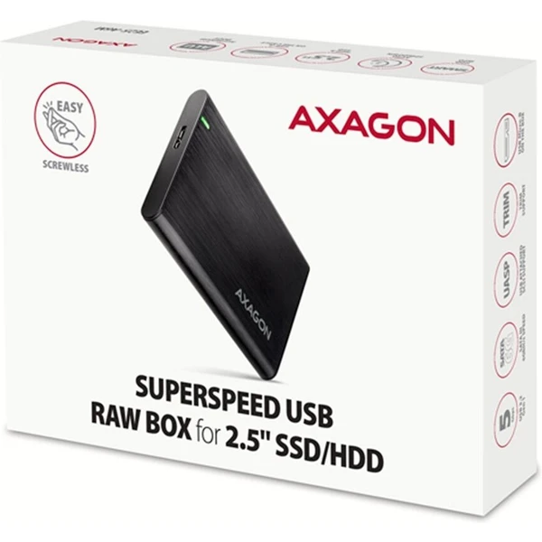 AXAGON EE25-A6M RAW box černá - Externí boxy - Obrázek IRS6000701