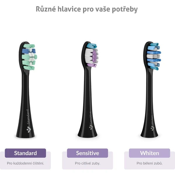 TrueLife SonicBrush Clean70 UV sonický kartáček černý - Zubní kartáčky - Obrázek IRUL000K01
