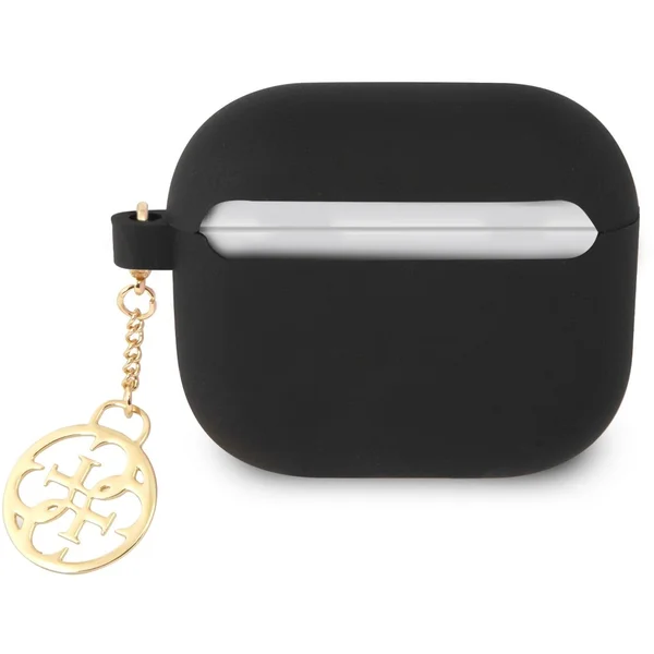 Guess 4G Charm Silikonové Pouzdro pro Airpods 3 černé - Pouzdra - Obrázek IT38100501