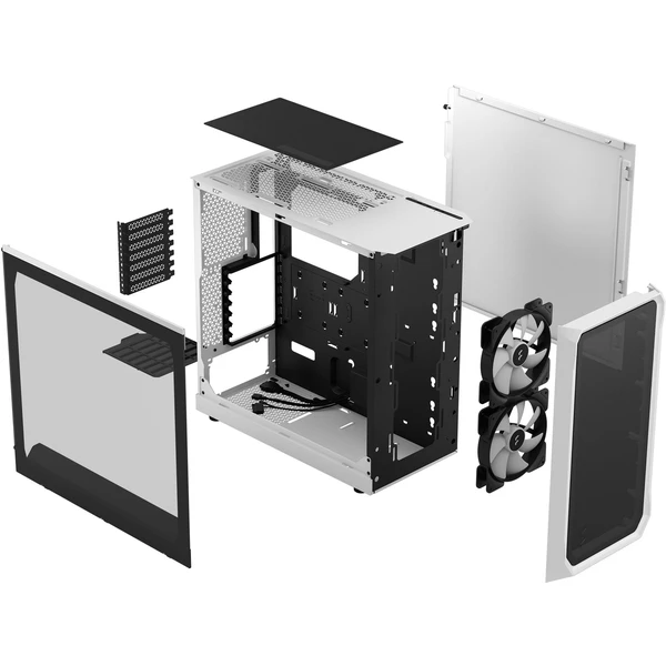 Fractal Design Focus 2 RGB White TG Clear Tint - Počítačové skříně - Obrázek IT6A000601