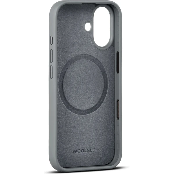 Woolnut MagSafe kožený kryt iPhone 17 šedý - Pouzdra - Obrázek ITLH000K01