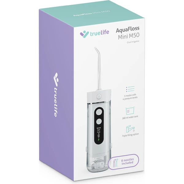 TrueLife AquaFloss Mini M50 ústní sprcha bílá - Ústní sprchy - Obrázek ITUL000K01