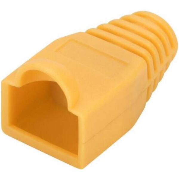 PremiumCord Kryt konektoru RJ45 - žlutá