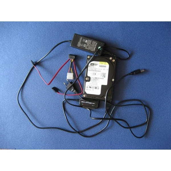 PremiumCord konvertor USB 2.0 - IDE + SATA - Externí boxy - Obrázek IUTU000501