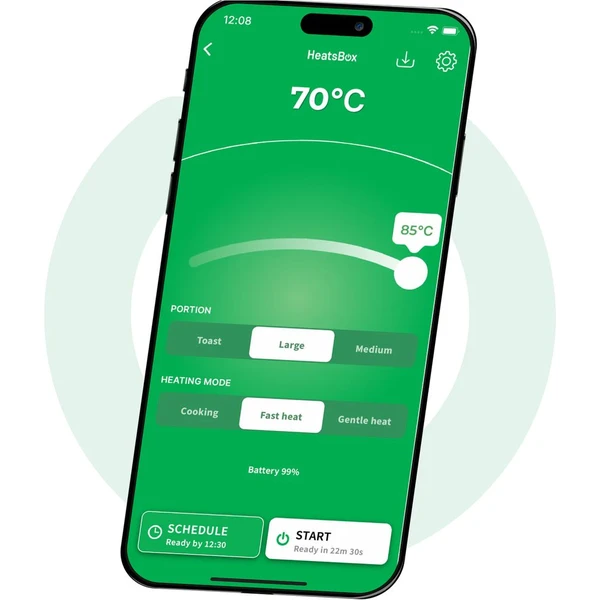 Faitron HeatsBox DRIVE chytrý ohřívací obědový box do auta šedý - Domácí spotřebiče - Obrázek IV2H000K01