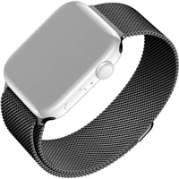 FIXED Mesh Strap síťový nerezový řemínek Apple Watch 38/40/41mm černý - Řemínky