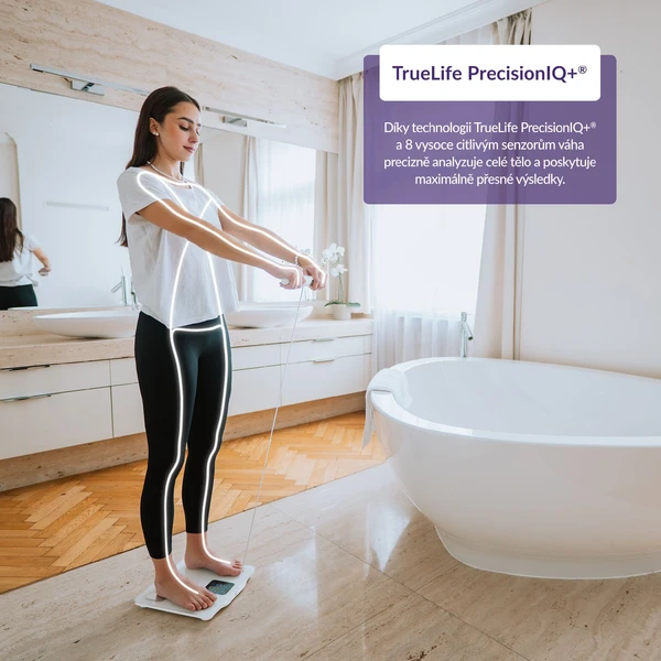 TrueLife FitScale W8 chytrá váha bílá - Chytré váhy - Obrázek IVUL000K01