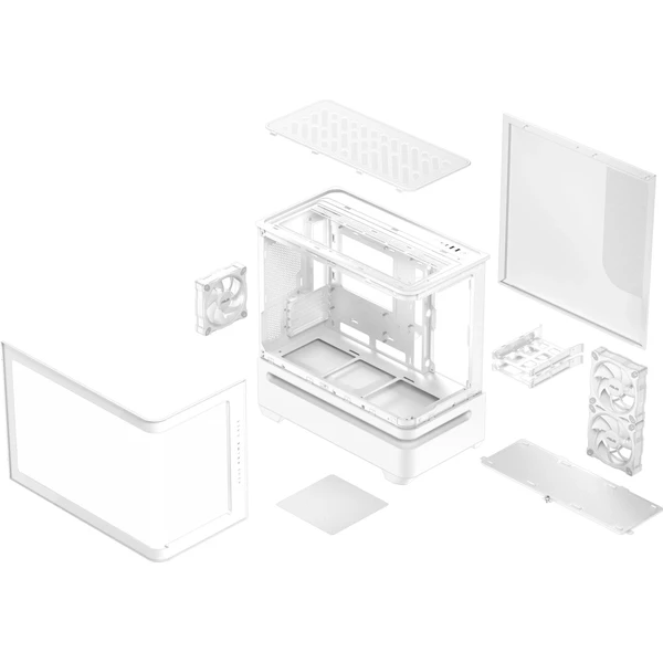 ASUS PRIME AP202 TG ARGB WHITE - Počítačové skříně - Obrázek IXOF000K01