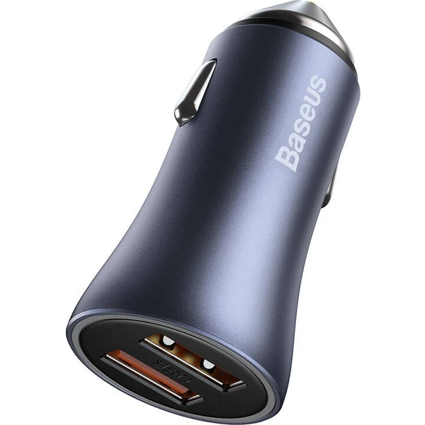 Baseus Golden Contactor Pro 40W USB-C nabíječka do auta šedá - Nabíječky - Obrázek IXTL000K01