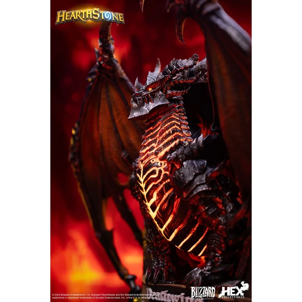 Soška HEX Collectibles Blizzard: Hearthstone - Deathwing 3D Art Frame - Sochy a sošky - Obrázek IXWF000K01