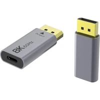 PremiumCord USB-C/DisplayPort 1.4 redukce 8K stříbrná - Kabely a redukce
