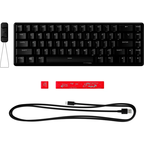 HyperX Alloy Origins 65 Red (US) černá - Klávesnice - Obrázek IYUI300401