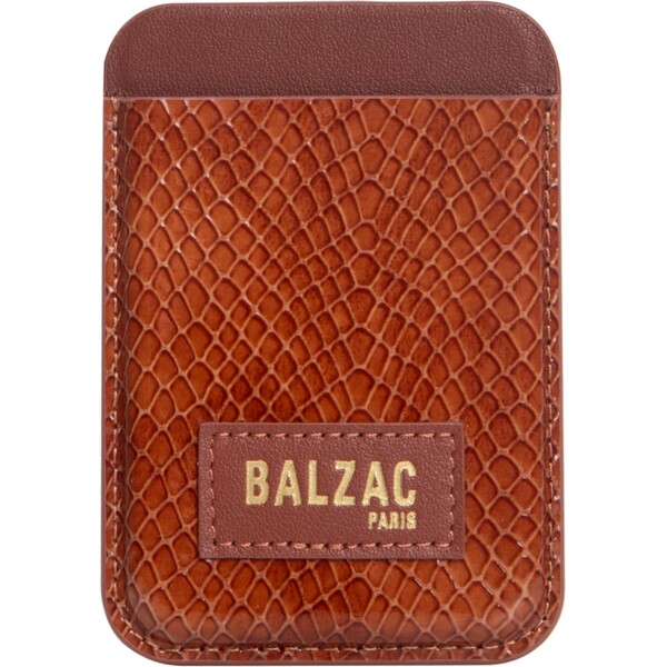 Native Union x Balzac Embossed Cognac Card Holder MagSafe peněženka