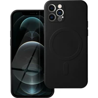 Smarty Mag silikonový kryt s MagSafe iPhone 12 Pro černý - Pouzdra