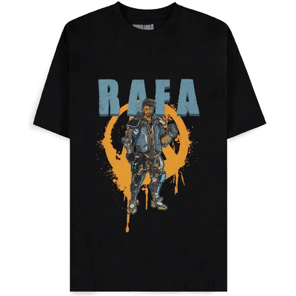 Tričko Borderlands 4 - Rafa S Černá