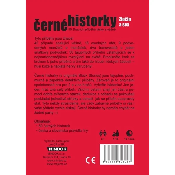 Černé historky: Zločin a sex - Karetní hry - Obrázek J025000O01