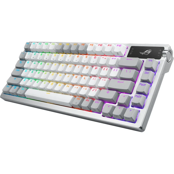 ASUS ROG AZOTH Moonlight White herní klávesnice (US) - Klávesnice - Obrázek J077000701