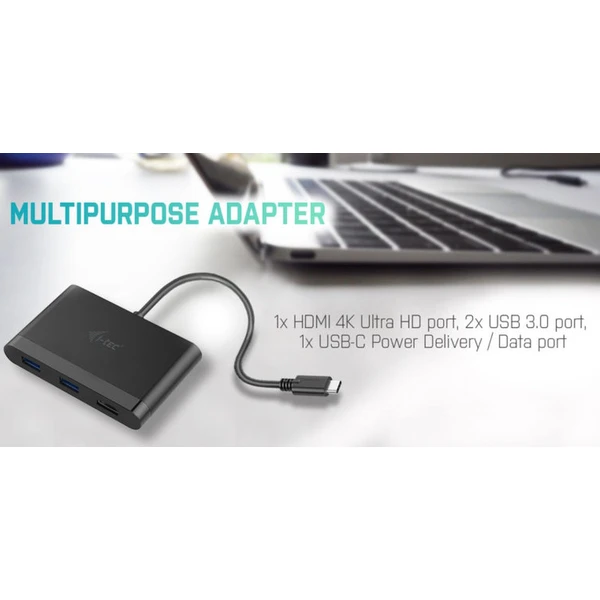 i-tec USB-C HDMI Travel Adapter PD/Data - Dokovací stanice - Obrázek J08B000501