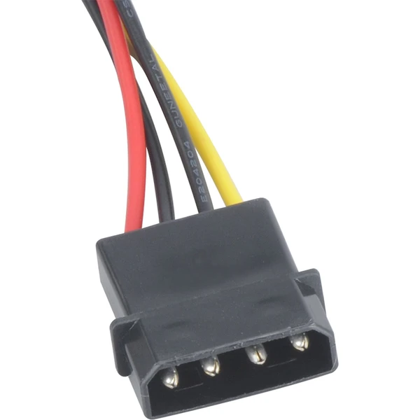 Akasa - 4-pin molex na 2x 15-pin Sata adaptér - Kabely a redukce - Obrázek J08J000K01