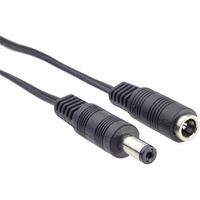 PremiumCord 5,5mm/2,1mm prodlužovací napájecí kabel 10m černý - Kabely a redukce