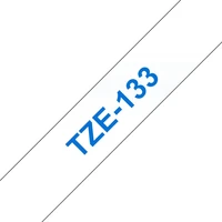 Brother TZe-133 páska modrá na průhledném 12 mm - Pásky pro štítkovače