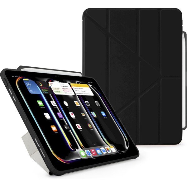 Pipetto Origami No3 Pencil Case Black iPad Pro 11 2024 P053-49-AF