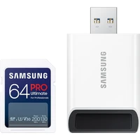 Samsung PRO Ultimate SDXC 64GB + USB adaptér - Paměťové karty