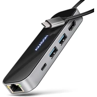 AXAGON HMC-6GLN 6v1 USB-C hub - Dokovací stanice