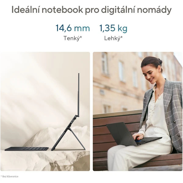 ASUS Zenbook DUO UX8406 (UX8406CA-OLED067X) šedý  - Notebooky - Obrázek J19C000P01