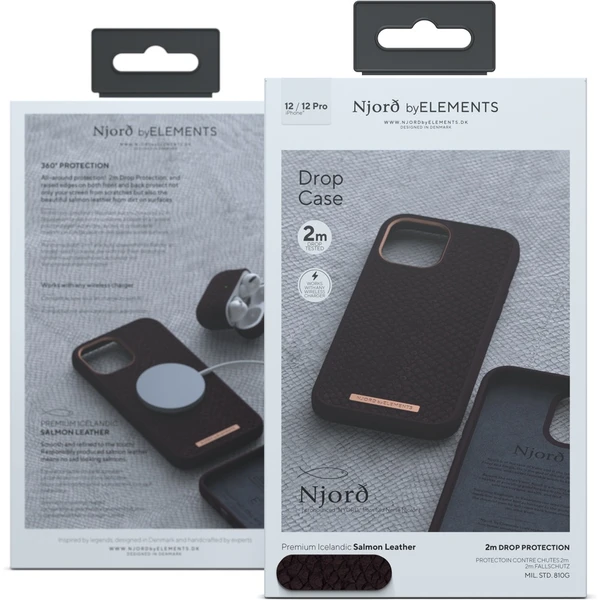 NJORD Eldur cover iPhone 12 Pro Max purple - Pouzdra - Obrázek J1HU000501