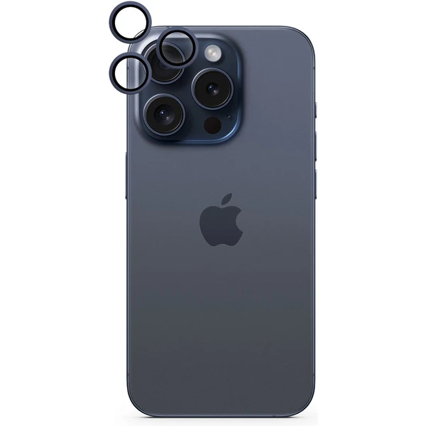 iWant ochrana čoček na kameru iPhone 15 Pro/15 Pro Max modrá - Ochranné folie a skla - Obrázek J1P1000O01