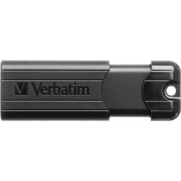 VERBATIM Flash Disk 64GB PinStripe USB 3.0, černý Černá