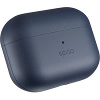 iWant AirPods Pro 3 kožené pouzdro modré - Pouzdra