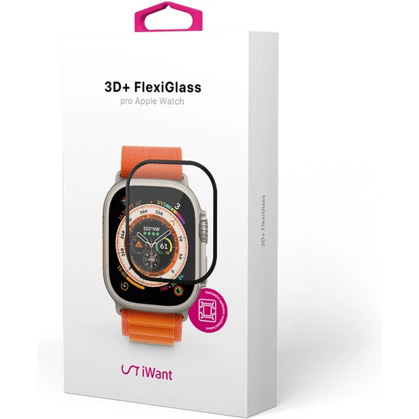 iWant FlexiGlass 3D+ sklo Apple Watch 4/5/6/SE 40mm - Ochranné folie a skla - Obrázek J1U8000N01