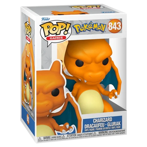 Funko POP! #843 Games: Pokémon  - Charizard - Funko POP! - Obrázek J1X0000N01