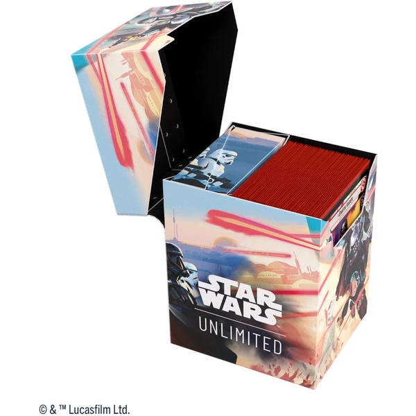 Gamegenic - Star Wars: Unlimited Soft Crate - Mandalorian/Moff Gideon - Obaly na karty - Obrázek J205000O01
