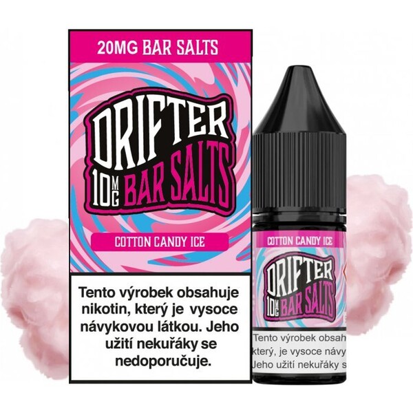 Liquid Drifter Bar Salts Cotton Candy Ice 10ml (20mg)
